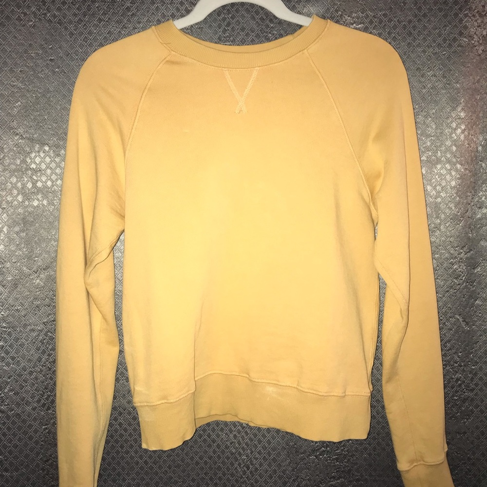 LA HEARTS MUSTARD YELLOW PULLOVER LONG SLEEVE TOP